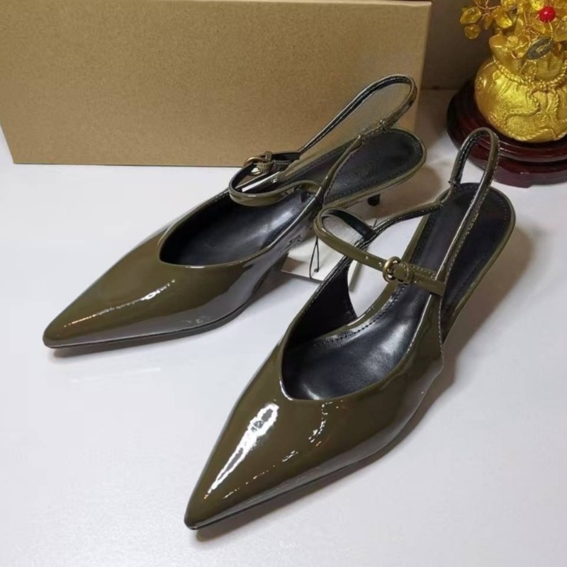 Leatherwork Designs - Patent Leder Elegante Büro Arbeit Dame