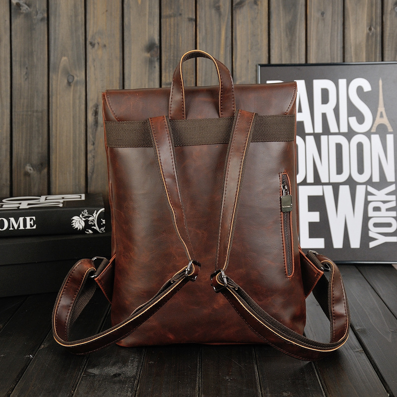 Herren Vintage-Leder-Rucksack, – Leather Work Rucksack Mens Bewertung und Preis