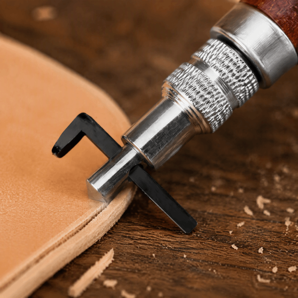 Tiefenverstellbares Leder-Nute – Groover Stitching Tool Bewertung und Preis